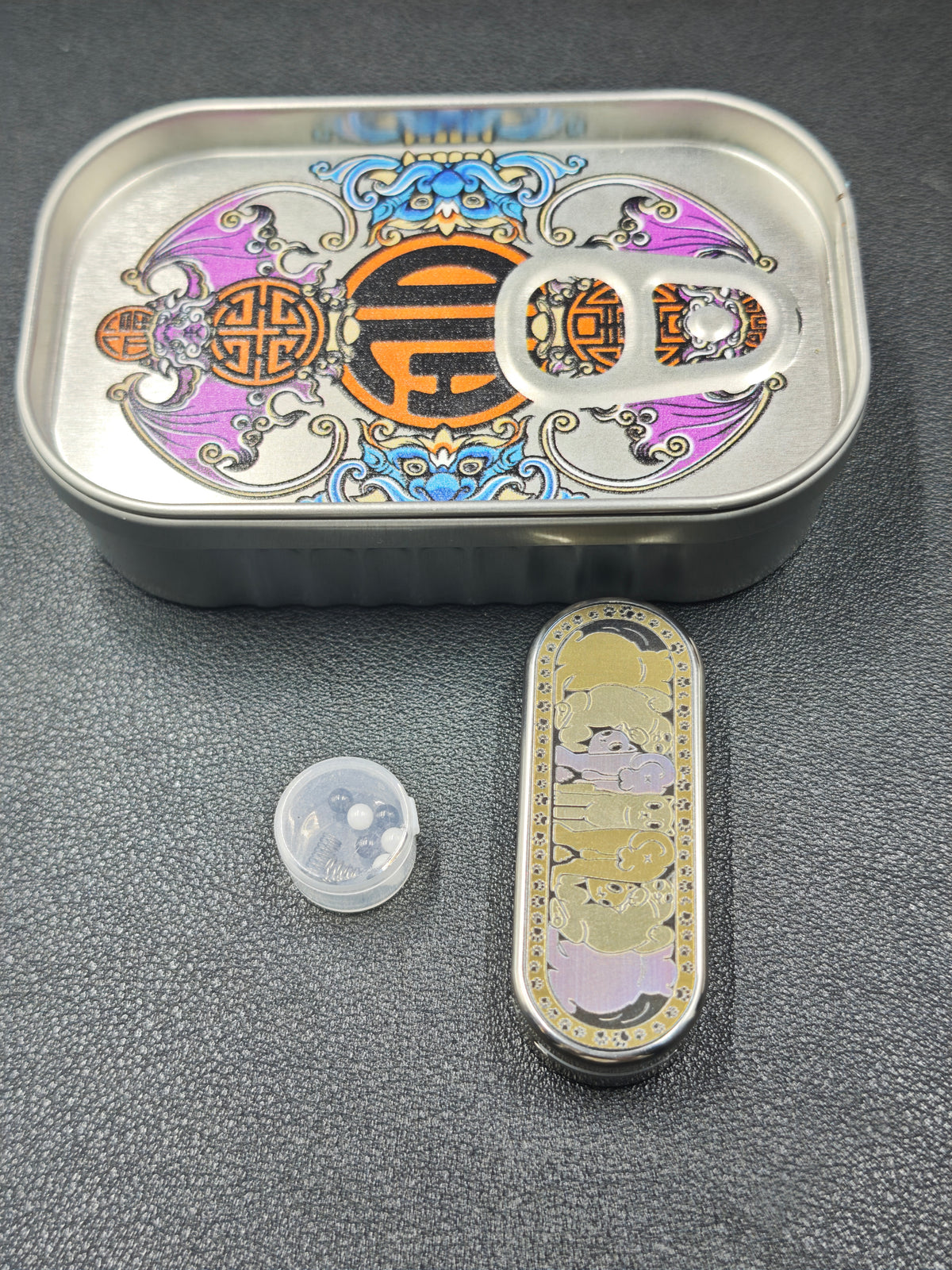 Ming Yin Titanium Engraved