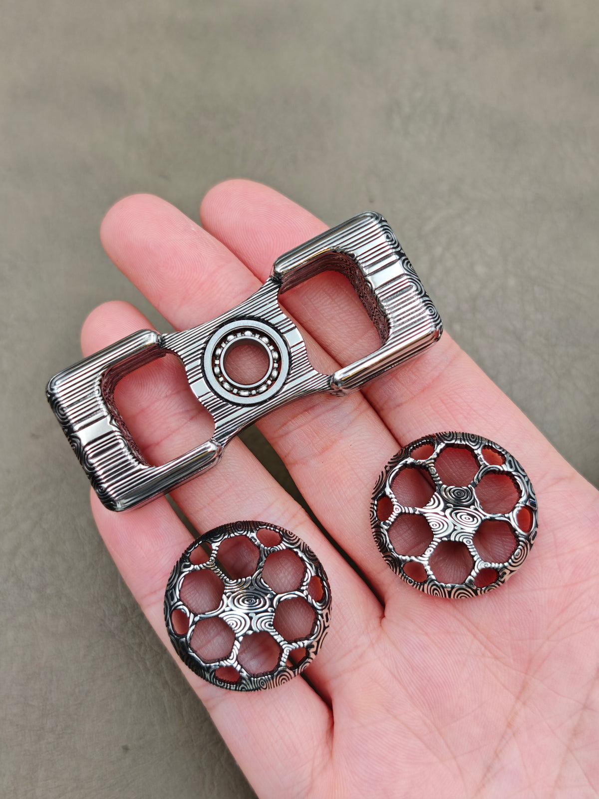 Two-Leaf Impact Damasteel