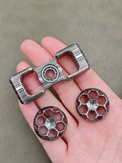 Two-Leaf Impact Damasteel