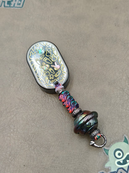 Grumpy Rabbit Rhythm Zirconium Resin-Sealed Oil Slick