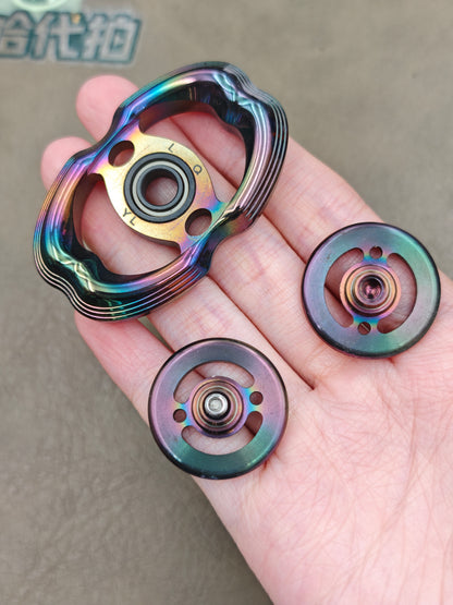 Obsidian Crystalized Zirconium Oil Slick