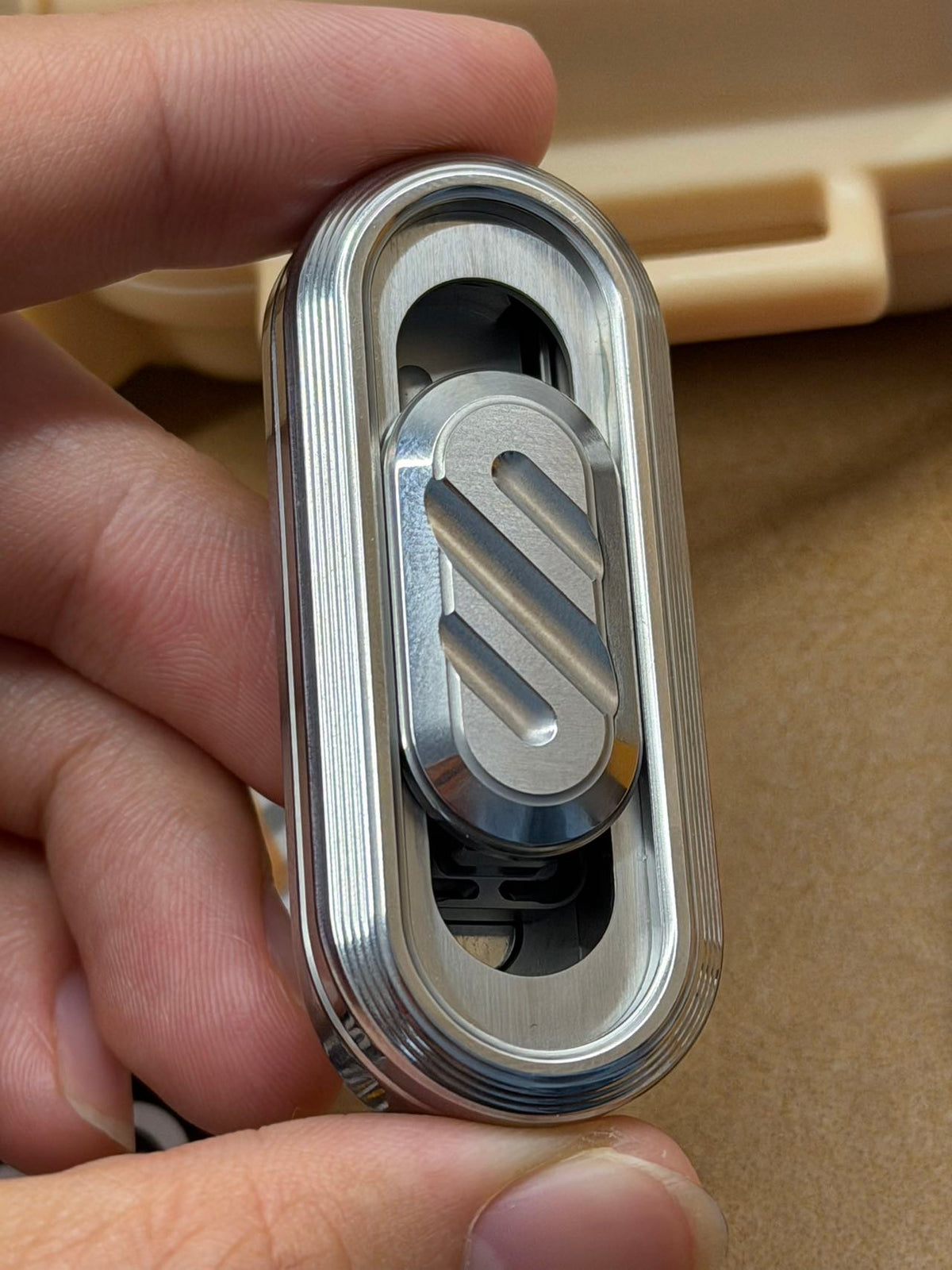 Popping Stainless Steel Blasted Polished