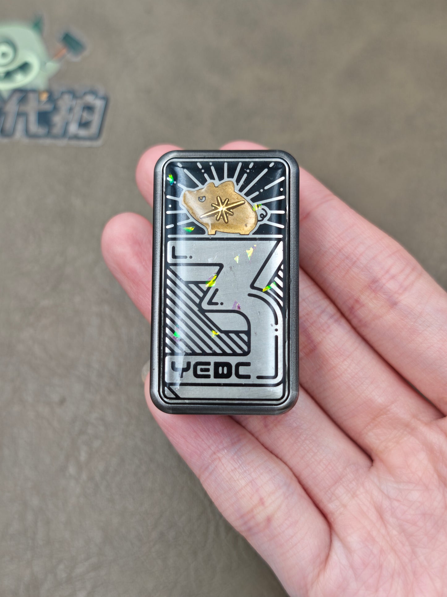3rd Anniversary Golden Pig Stainless Steel