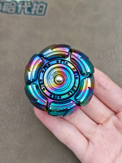 Pillbug Shell Opening Crystallized Titanium