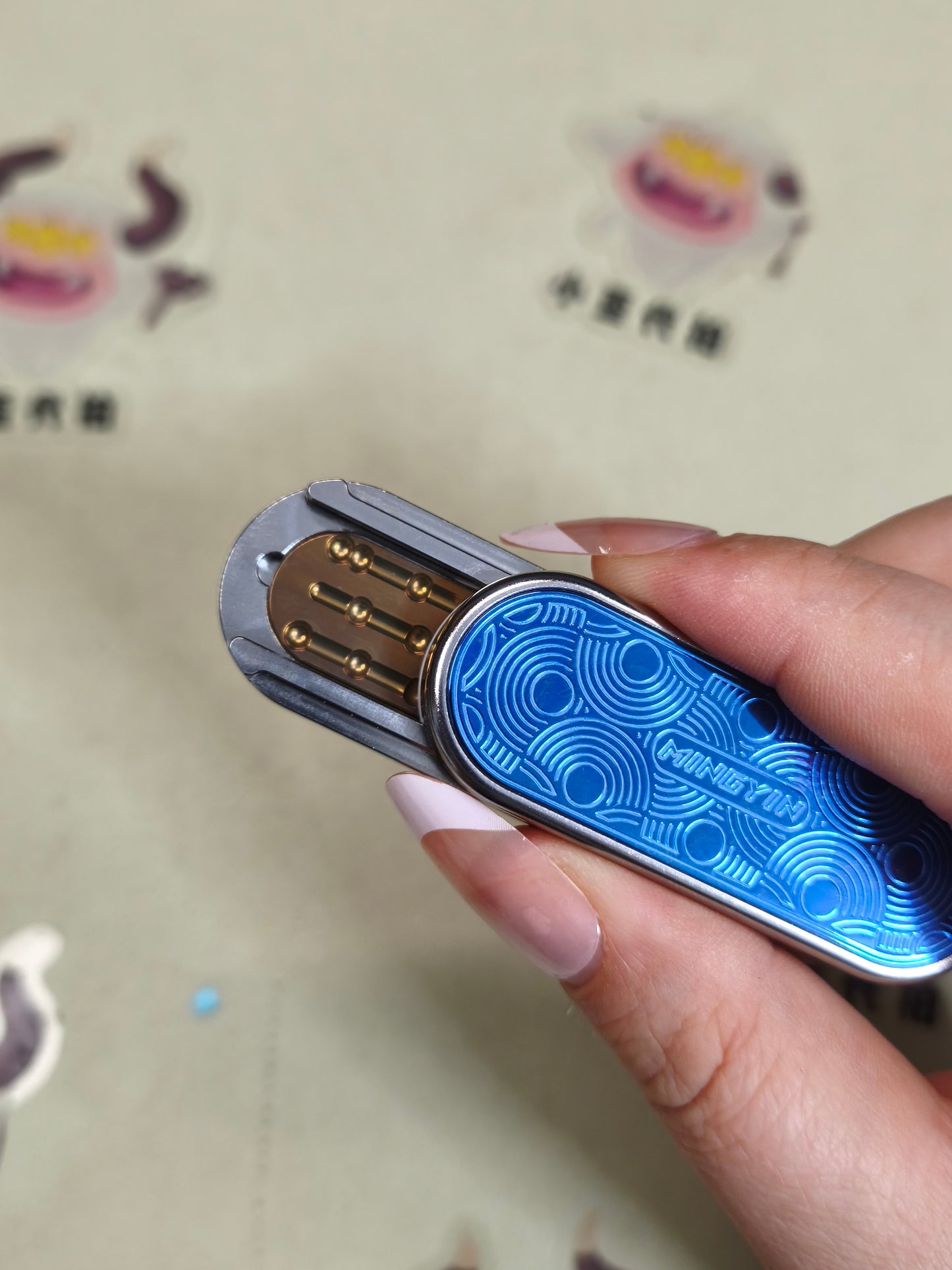 Ming Yin Titanium Engraved