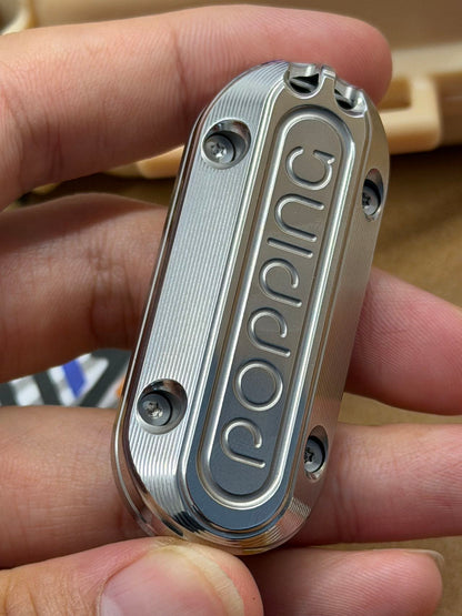 Popping Stainless Steel Blasted Polished