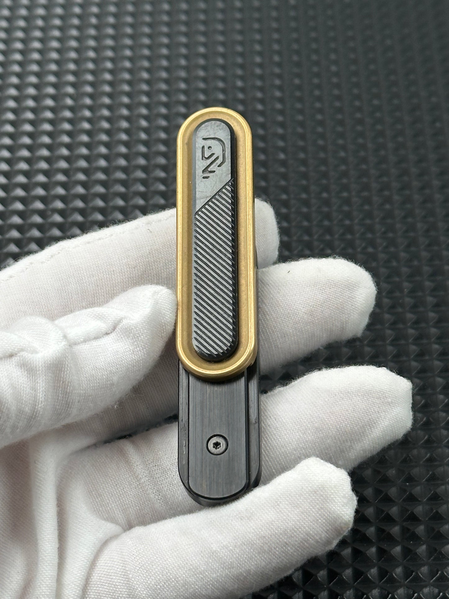 Spice Pin PEI Brass African Blackwood