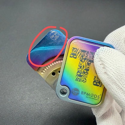 Price Tag Nine Palace Titanium Color-Anodized