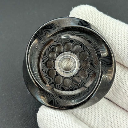 HALO Damasteel PVD Coated Engraved