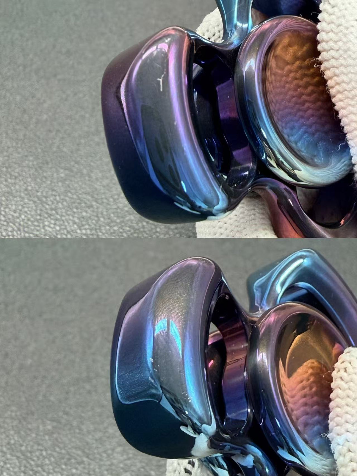 Three-Leaf Horizon Zirconium Oil Slick