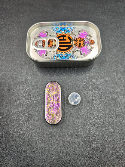 Ming Yin Titanium Engraved