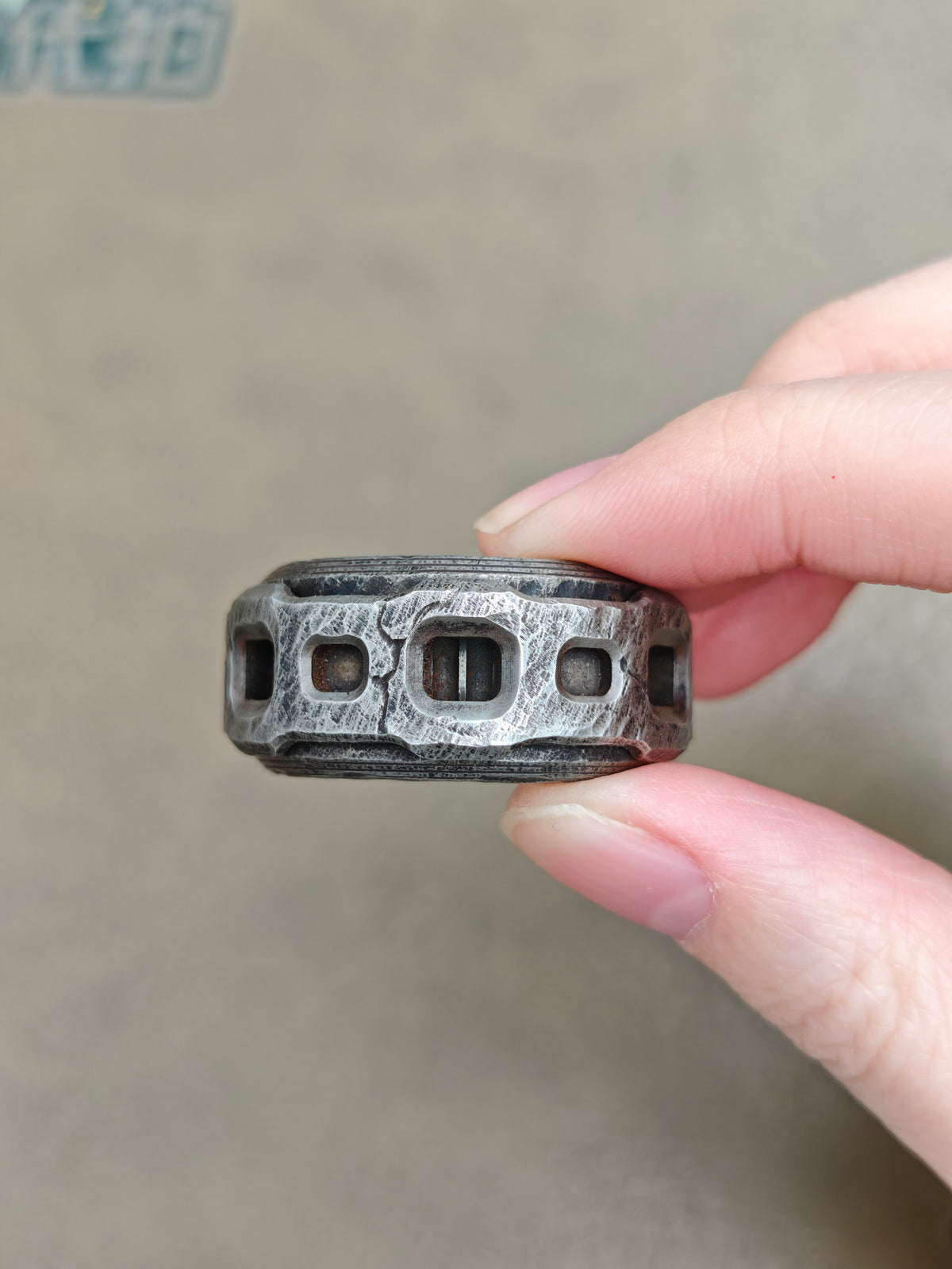 Shadow Raider Ratchet Stainless Steel Stone Textured