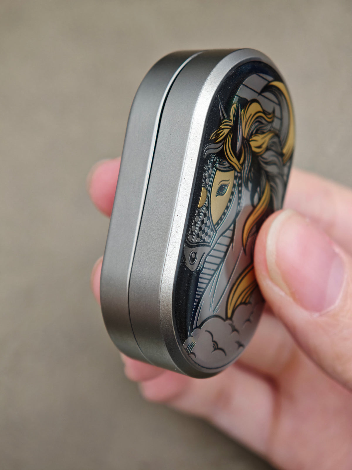 Year of Horse Titanium Resin-Sealed Engraved Limited Edition