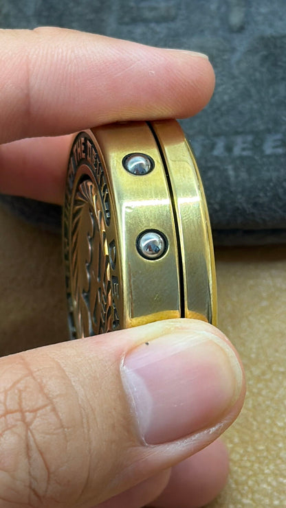 Dealer Button Brass