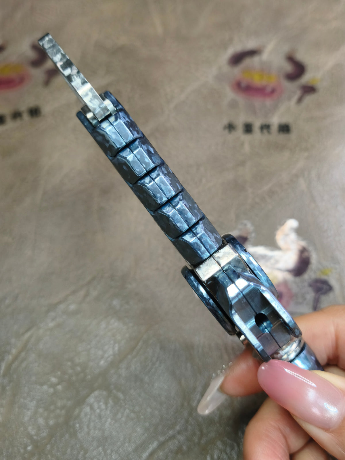 Rattlesnake Sword Titanium Color-Anodized