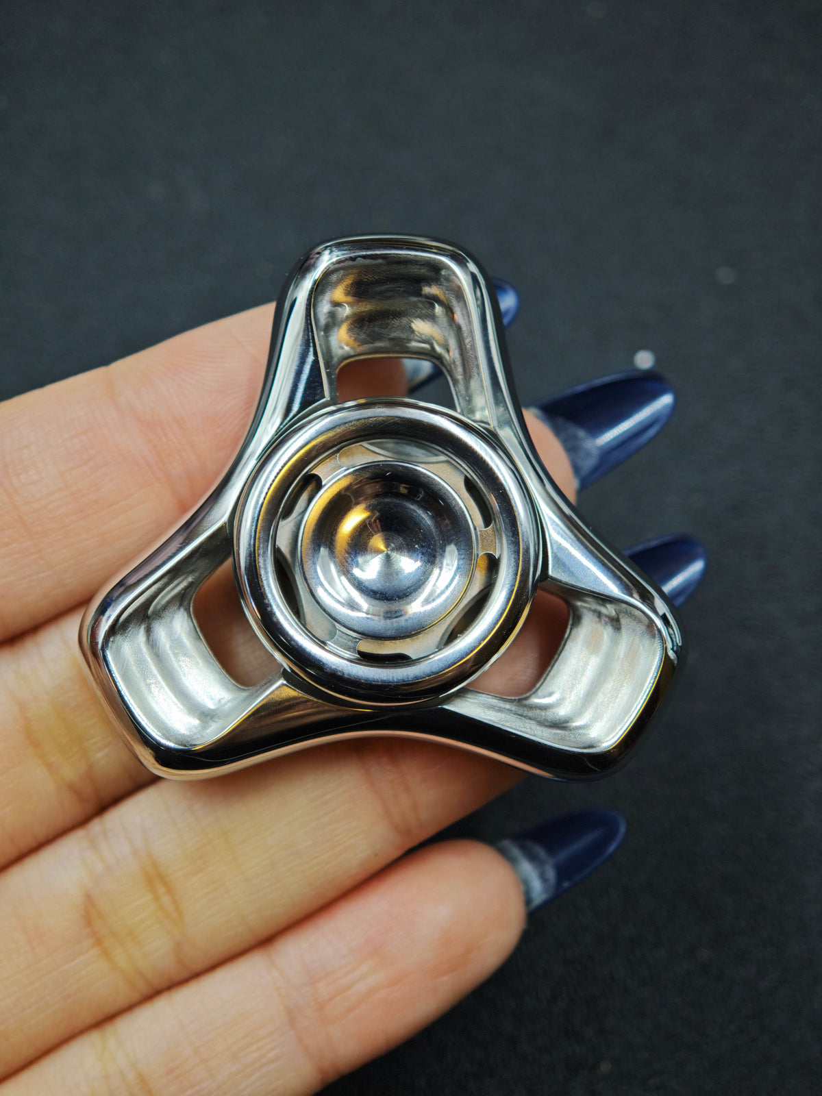 Folding Leaf Mini Stainless Steel Polished
