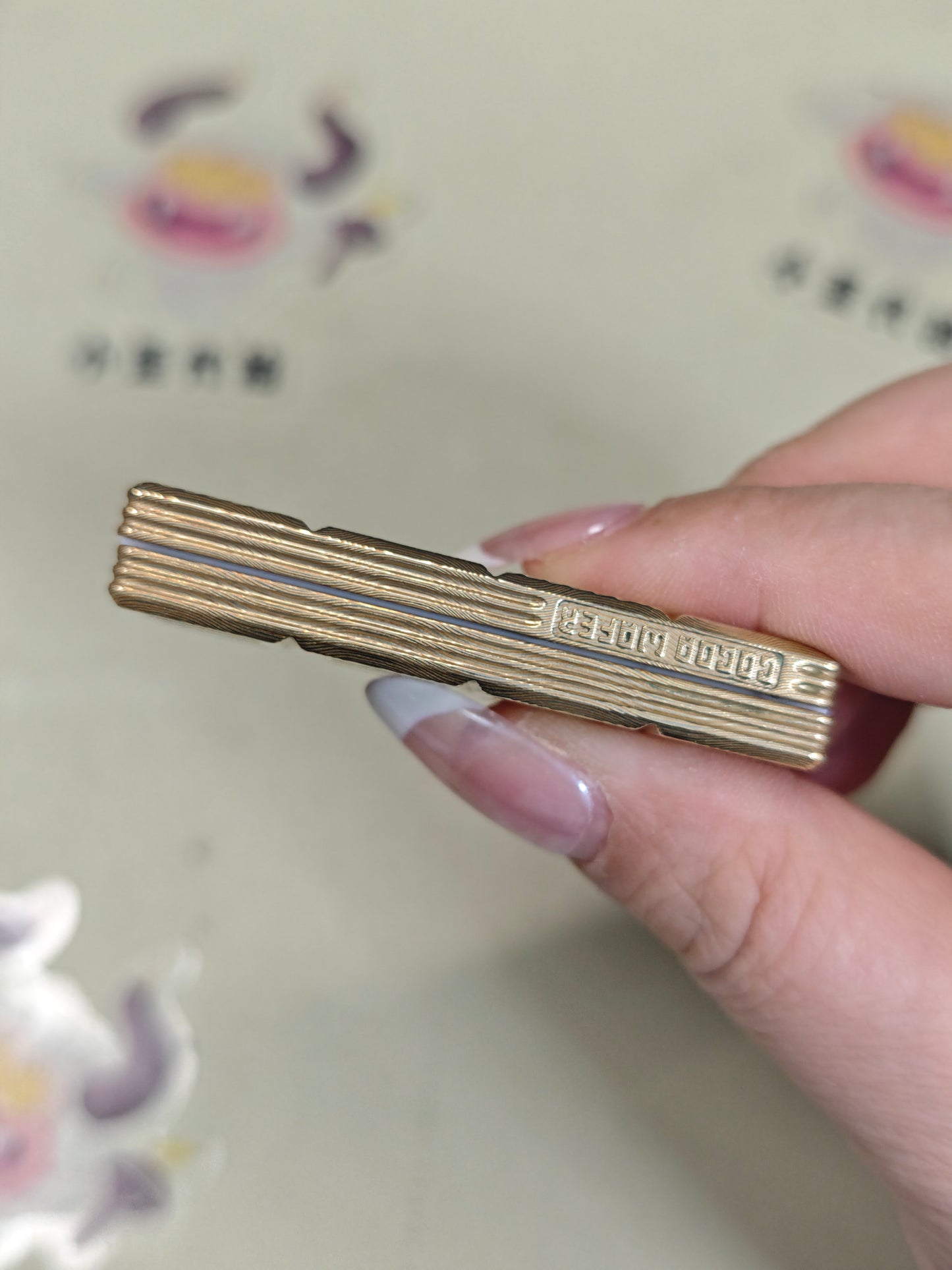Wafer Chocolate Mokume
