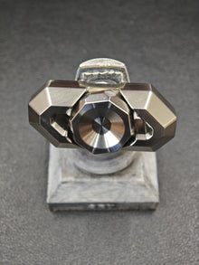 Crystal Twin Leaf Titanium