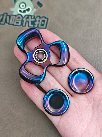 Three-Leaf Horizon Zirconium Oil Slick