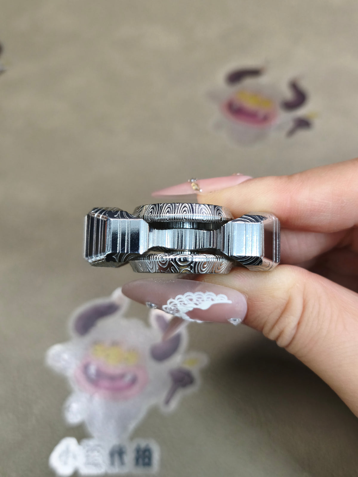 Whisper Duo Damasteel