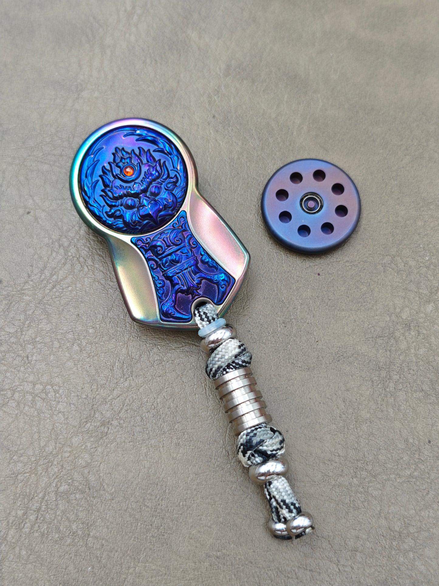 Demon Subduing Toga Tangcao Pattern Titanium