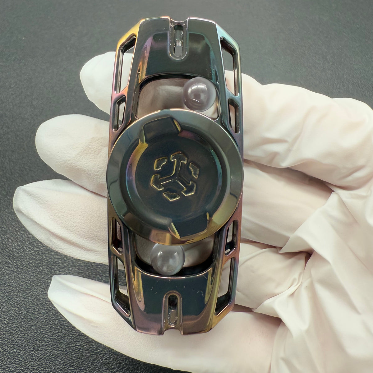 Ling Yin Zirconium Color-Anodized Polished