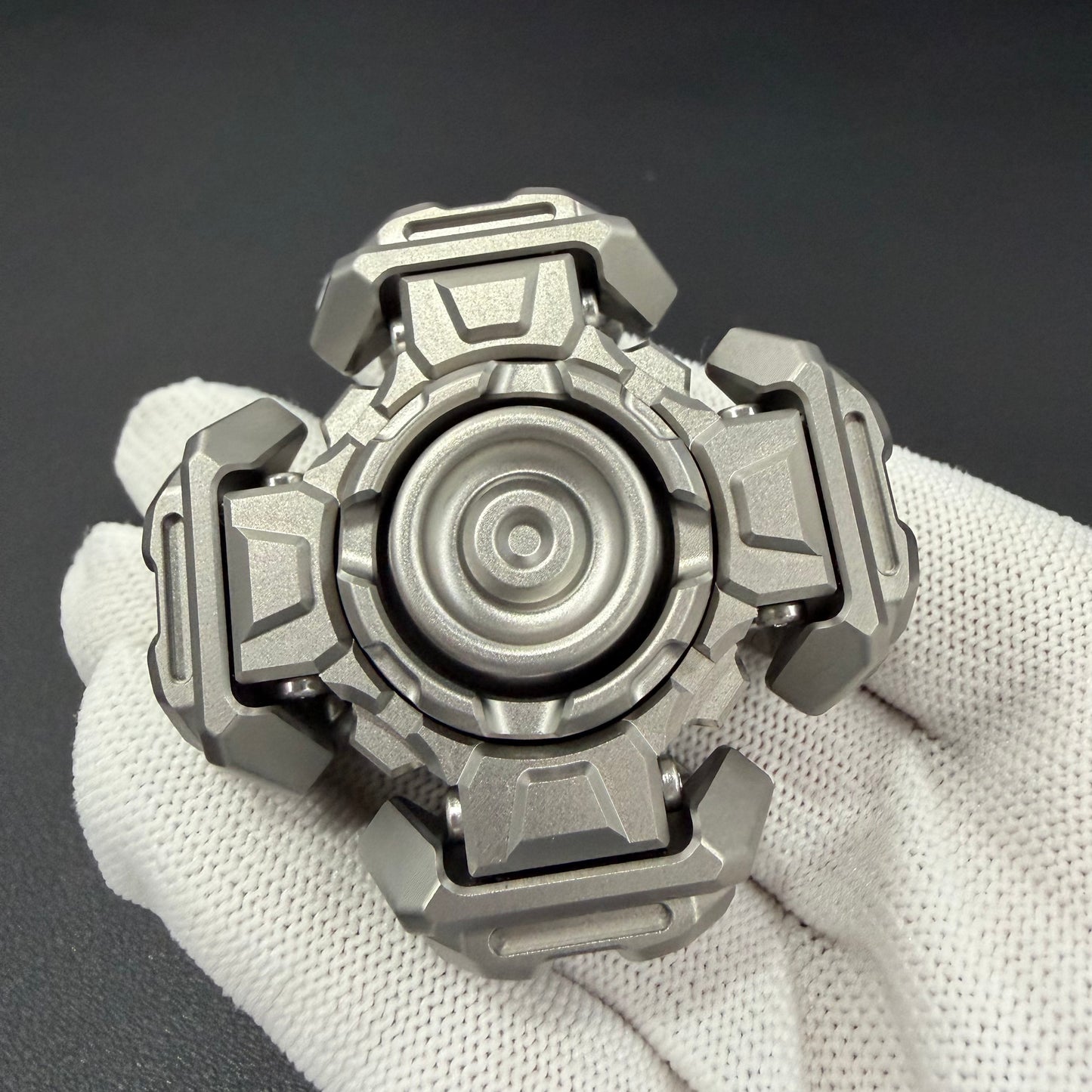 Ancient Iron Shell Opening Titanium Blasted
