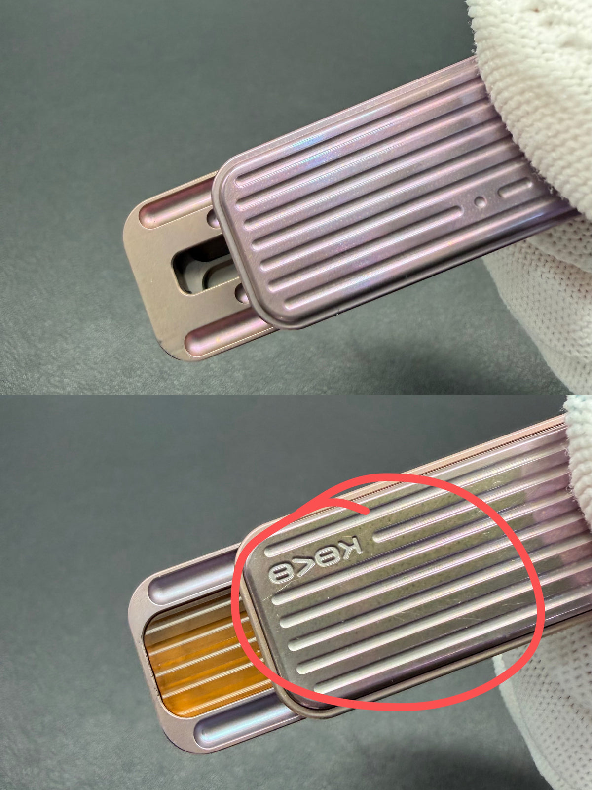 Fuguang Titanium Color-Anodized Blasted