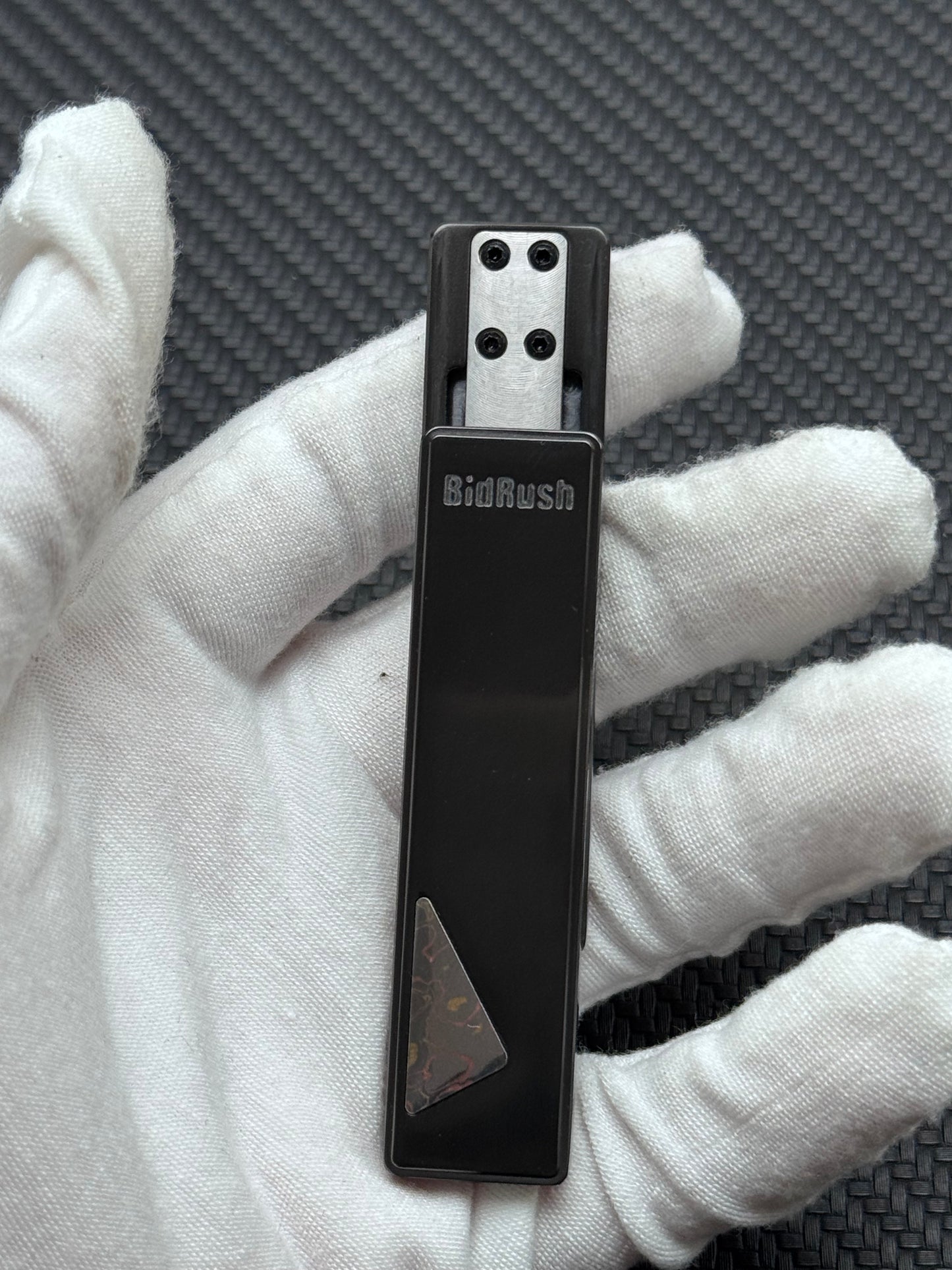 BidRush EDC MINI BOX Mokume Polished