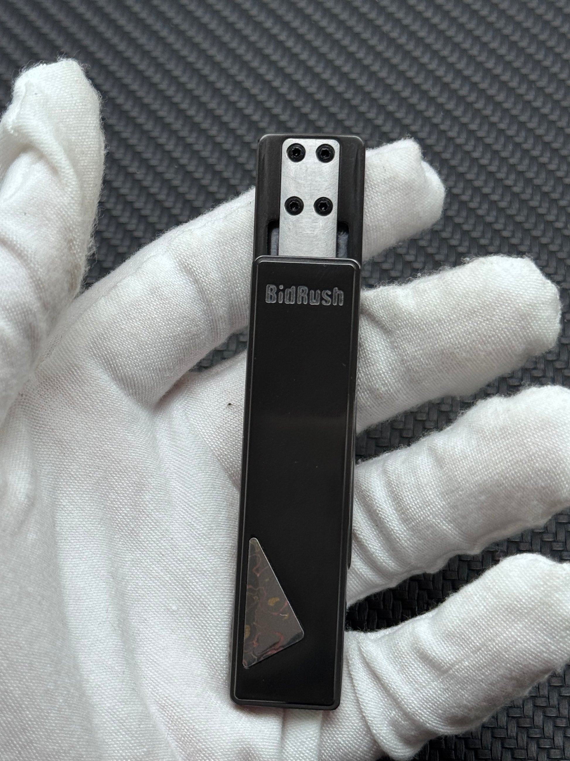 BidRush EDC MINI BOX Mokume Polished
