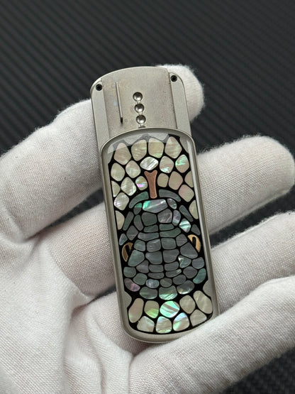 Blade Edge Python Stainless Steel Resin-Sealed