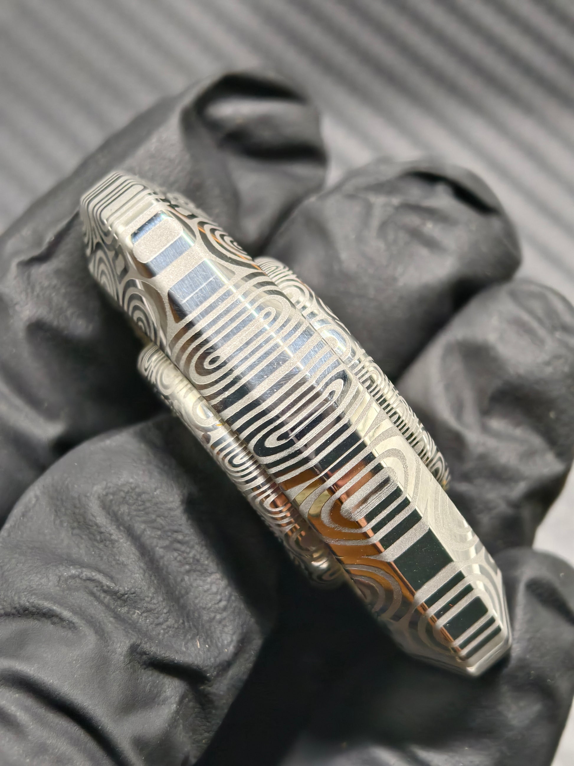 Phantom Dual Leaf Damasteel