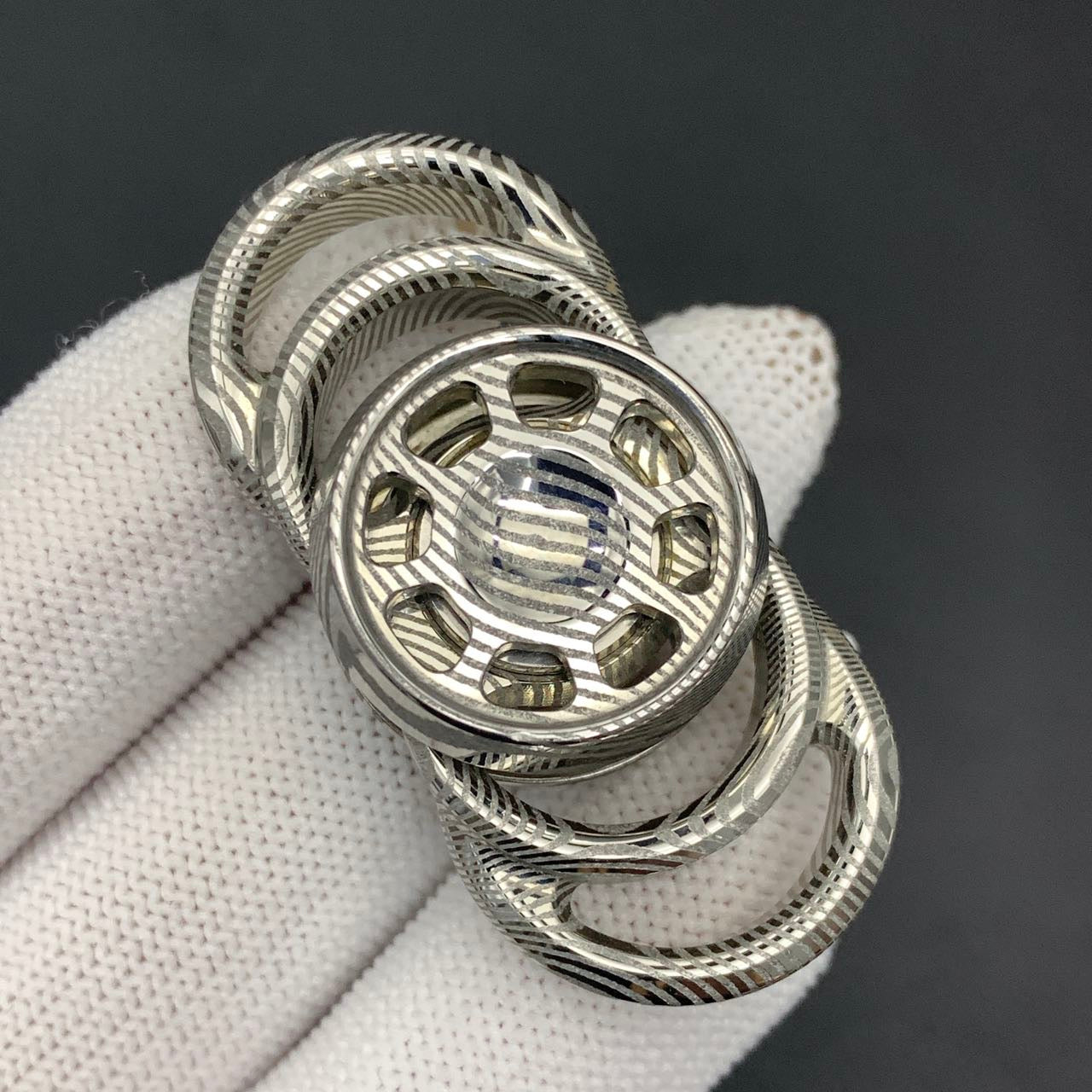 Zero 2.0 Damasteel Etched Polished