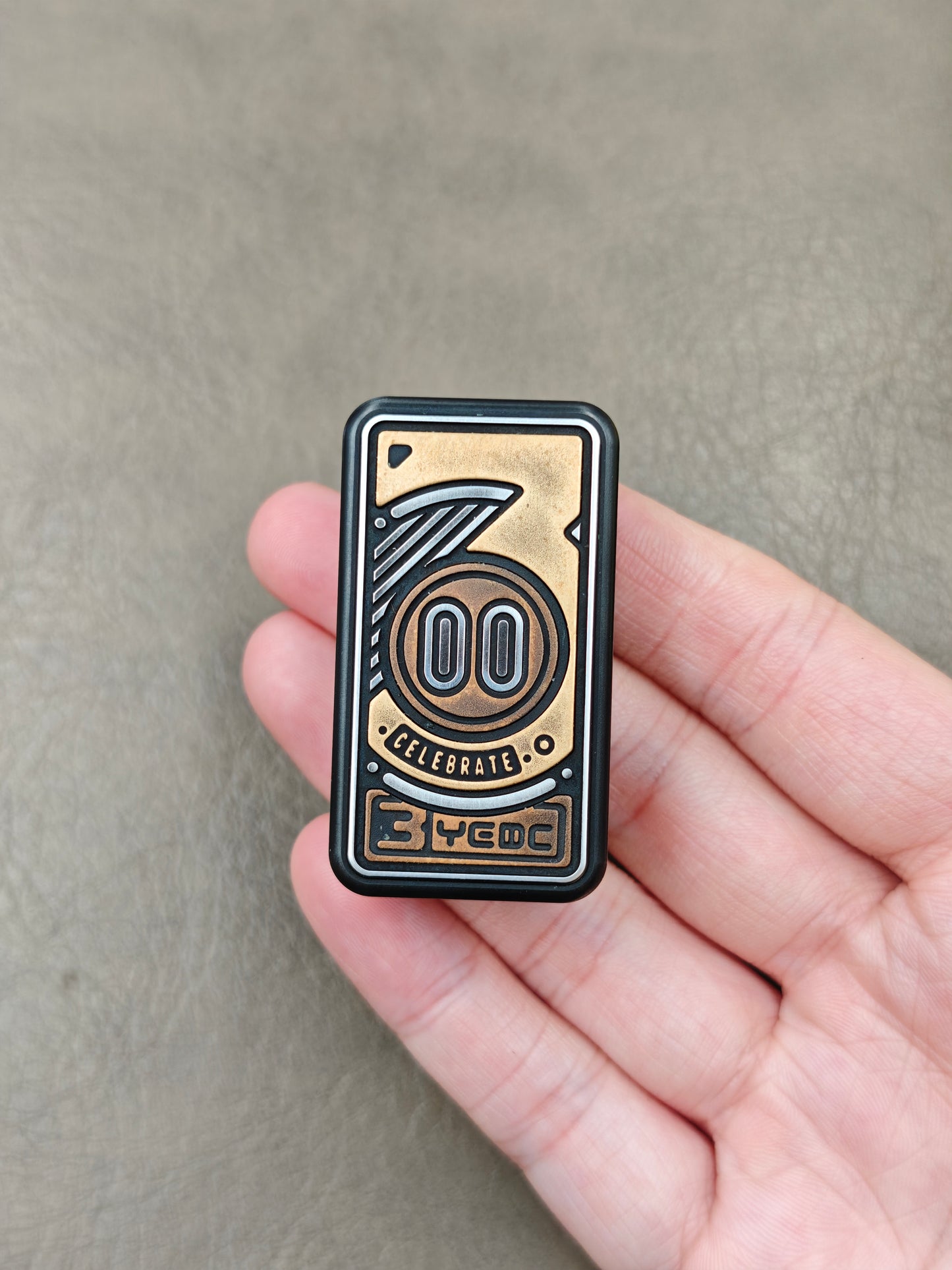 3rd Anniversary Golden Pig Stainless Steel