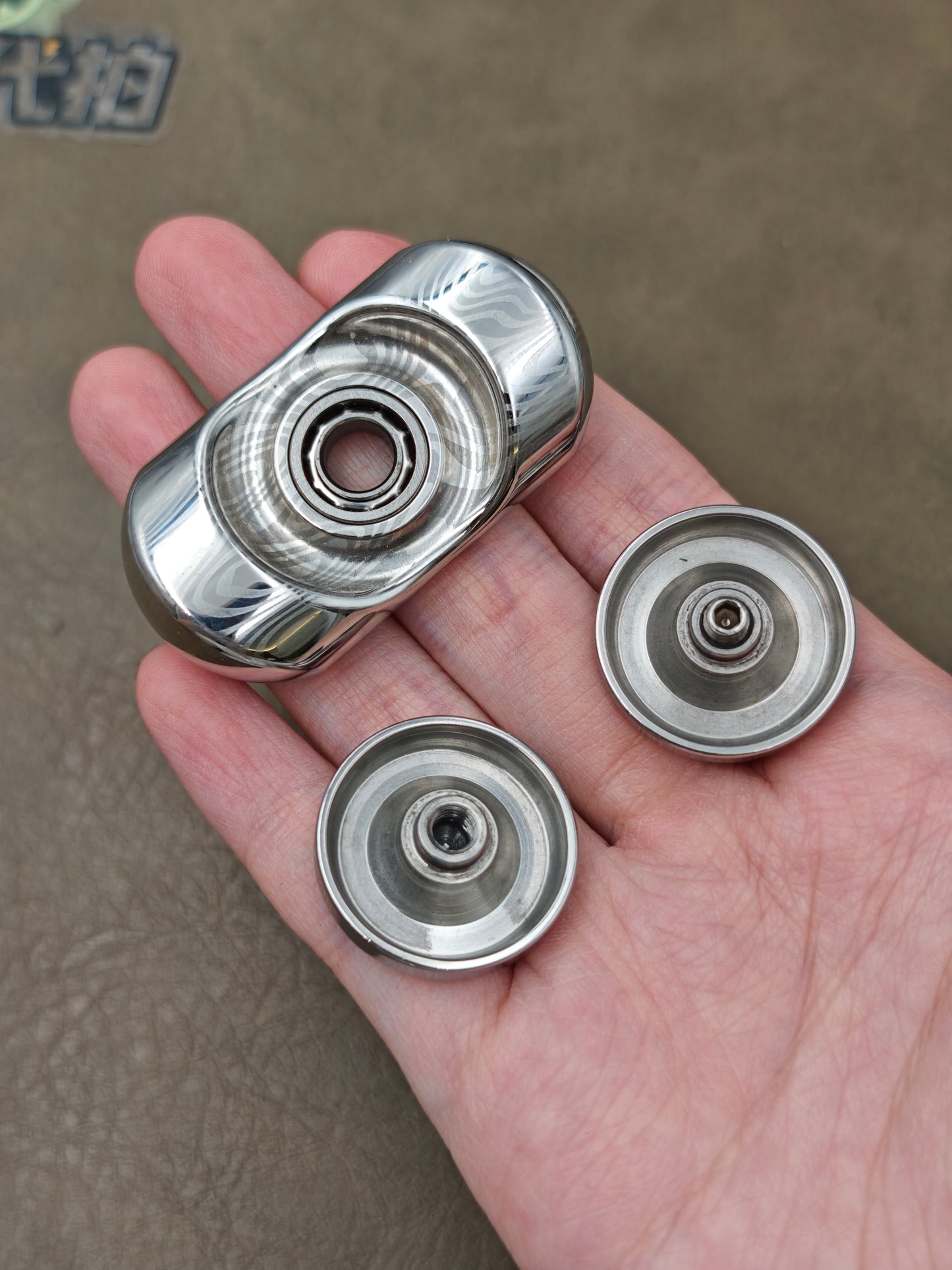 Origin Point Stainless Steel Damasteel