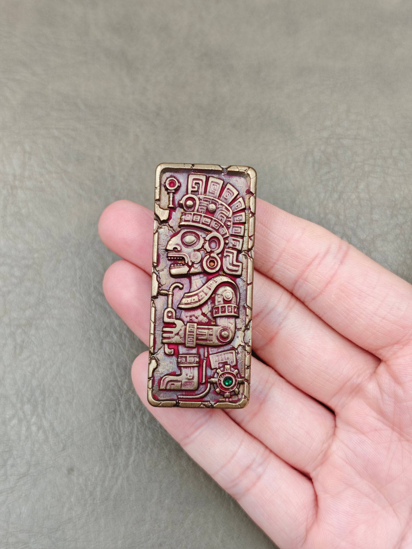 Maya Priest Copper Brass