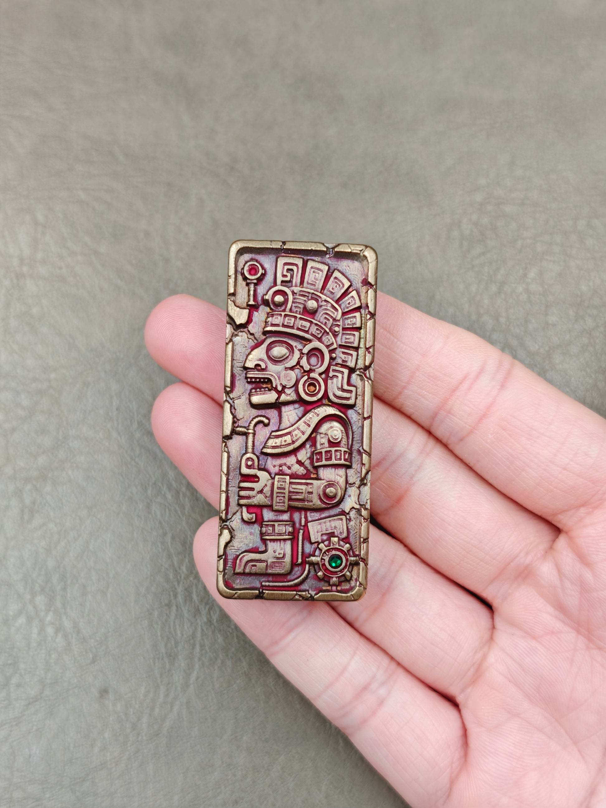 Maya Priest Copper Brass