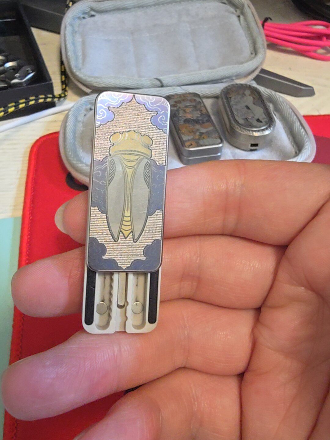 Cicada Chant Spring PEEK Titanium