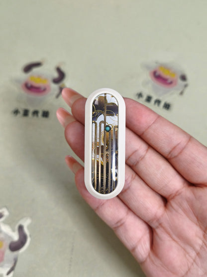 Lucky Draw PEEK Distressed Resin-Sealed