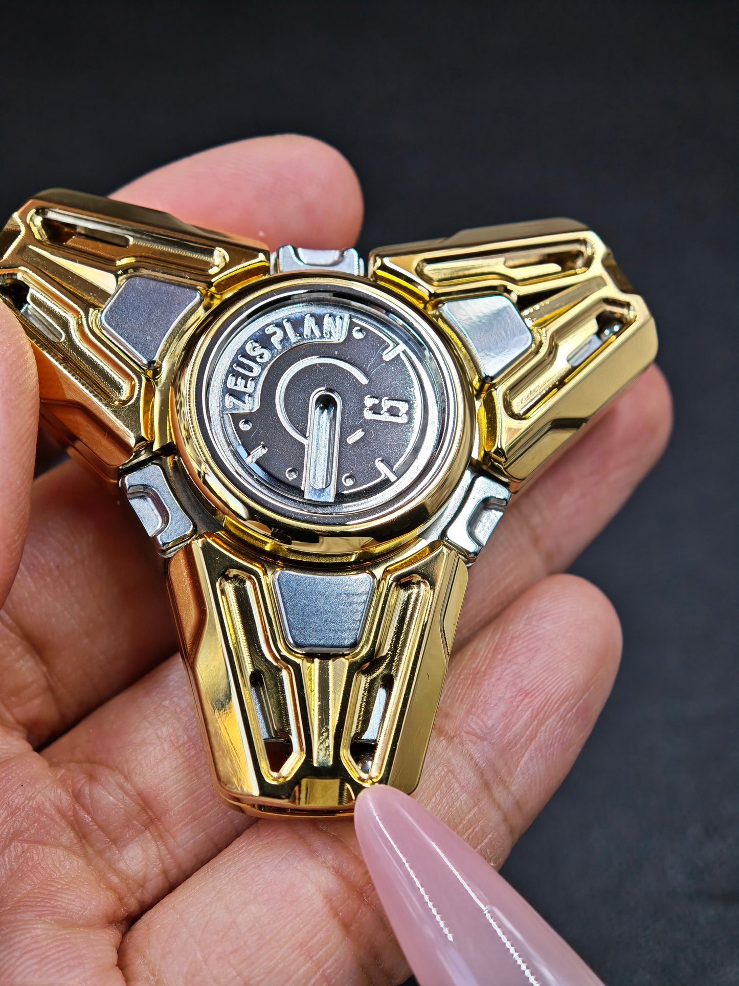 God of Time Stainless Steel Gold Plated