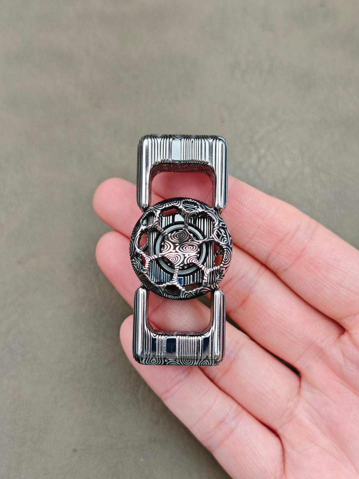 Two-Leaf Impact Damasteel