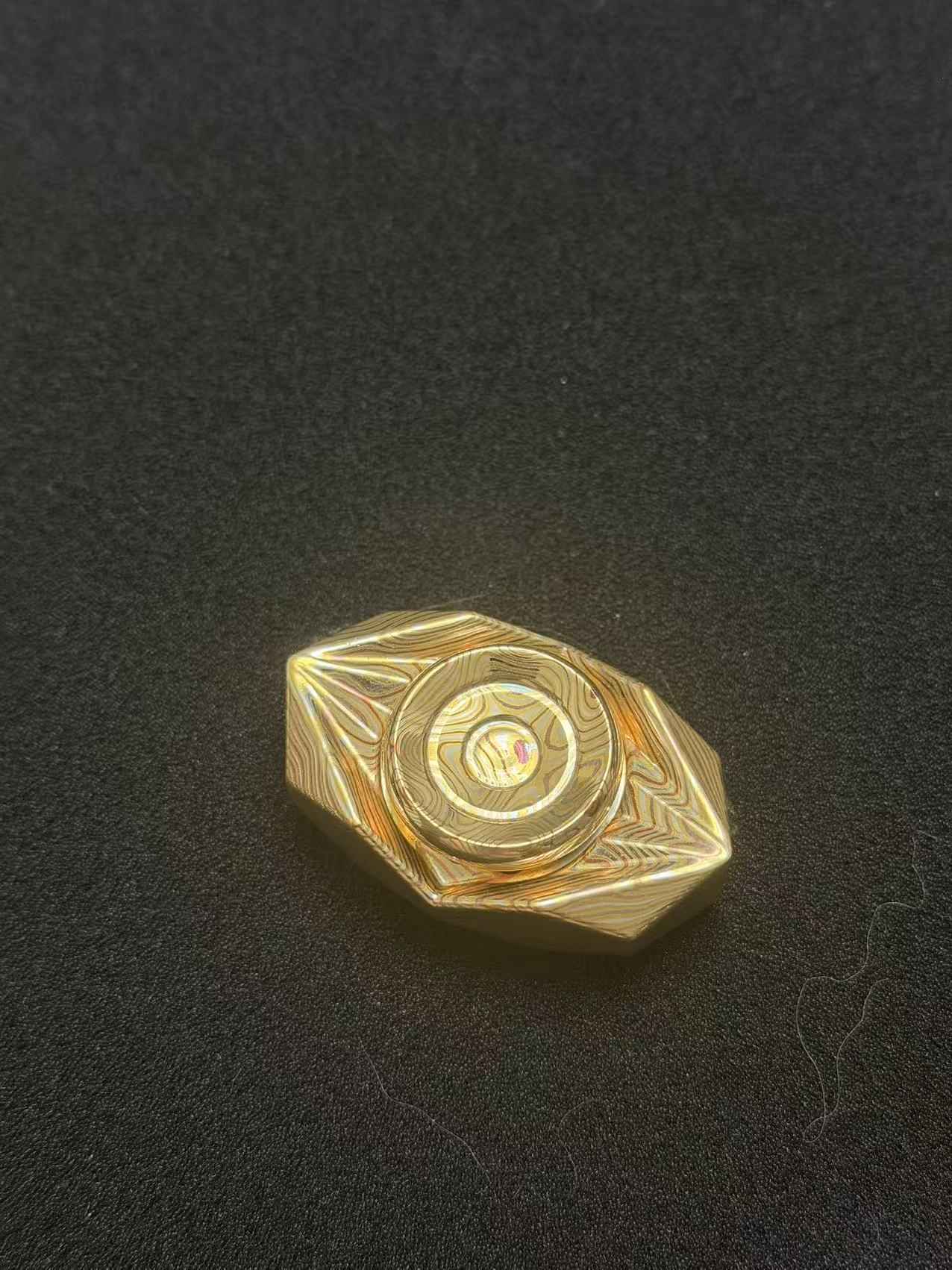 YIBAI Tri-Leaf Crossbone Mokume