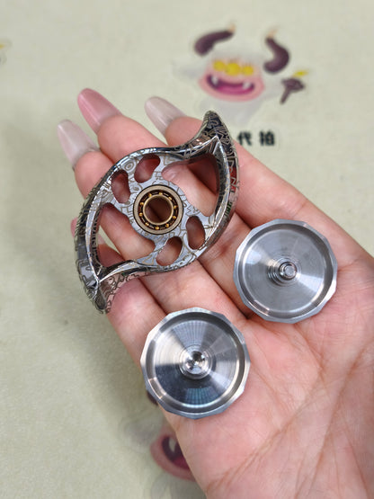Goddess Tear Stainless Steel Engraved