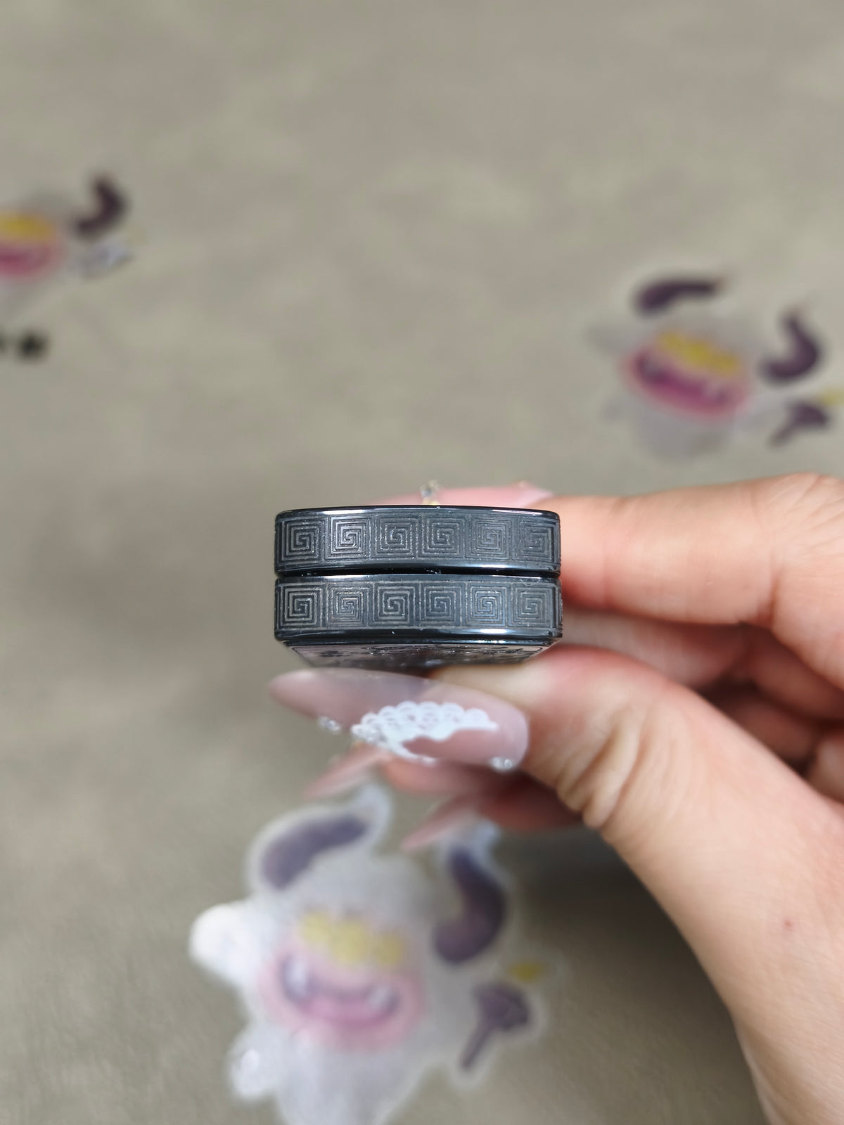 Root Three Zirconium Color-Anodized Engraved Polished