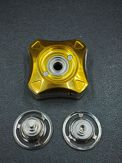 Hades 8 Leaf Offset Plate Stainless Steel