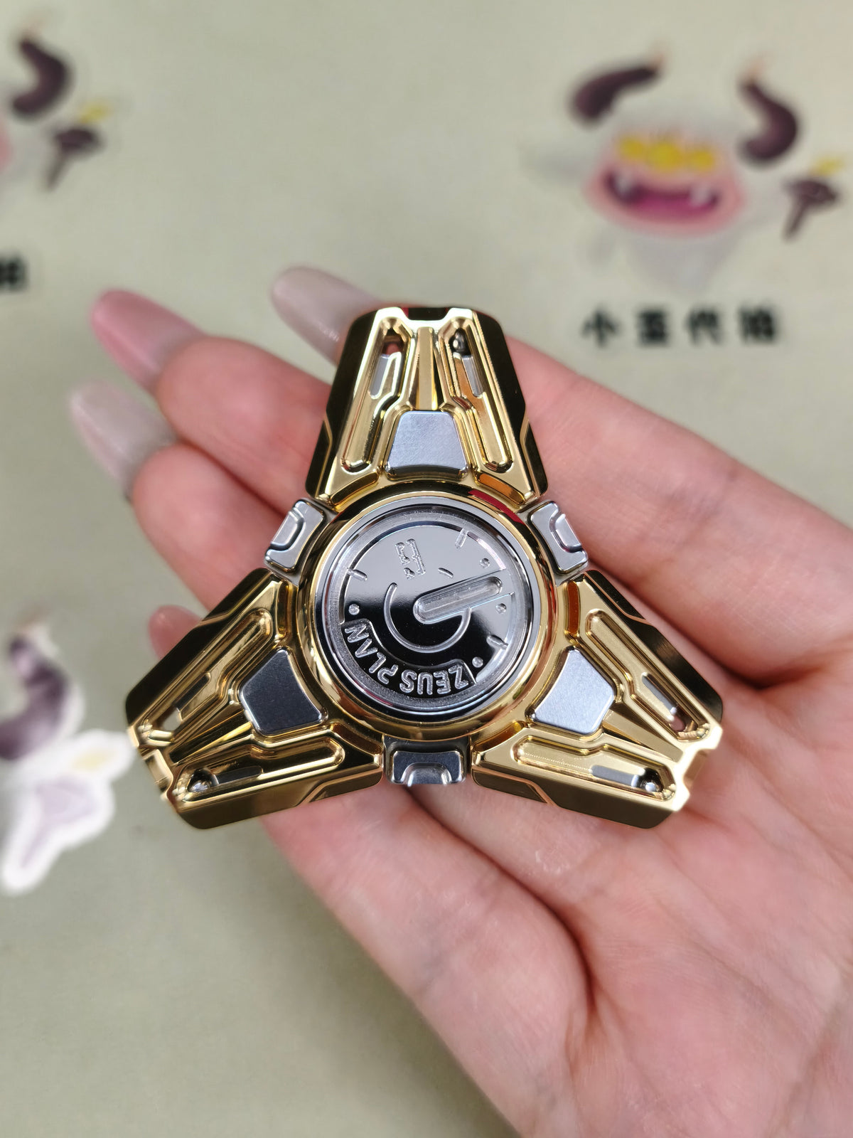 God of Time Stainless Steel Gold Plated