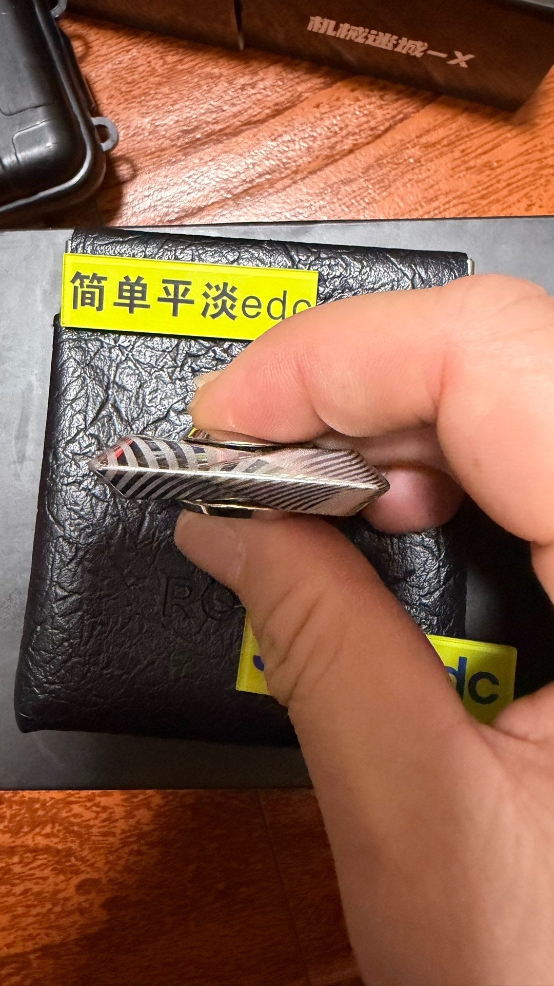 Ling Guang Spinner Damasteel Limited Edition