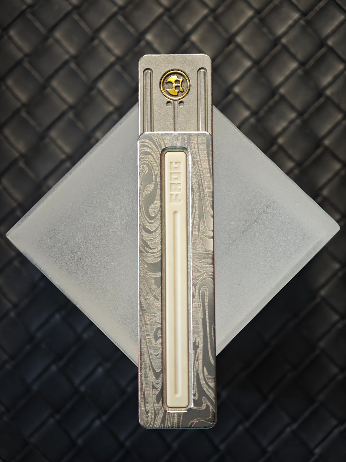 Frog Stainless Steel Engraved