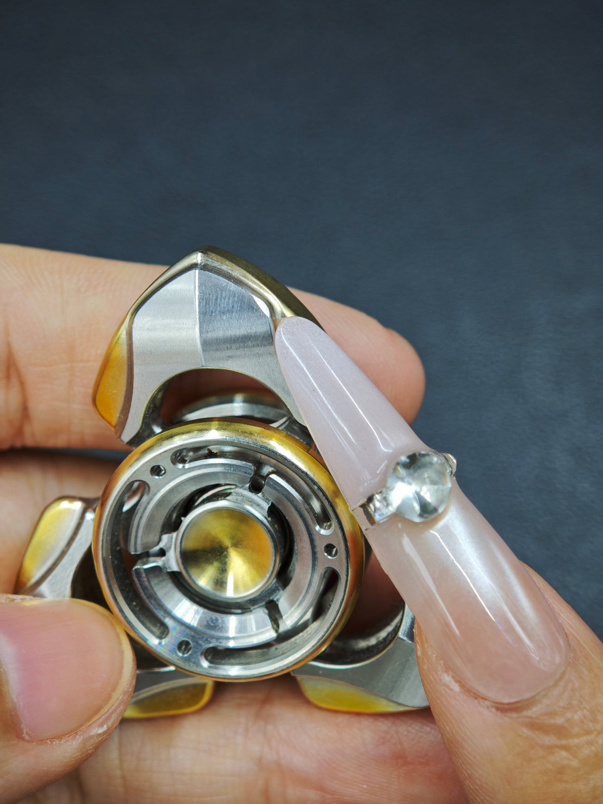 Toothless Mini Pearl White Stainless Steel
