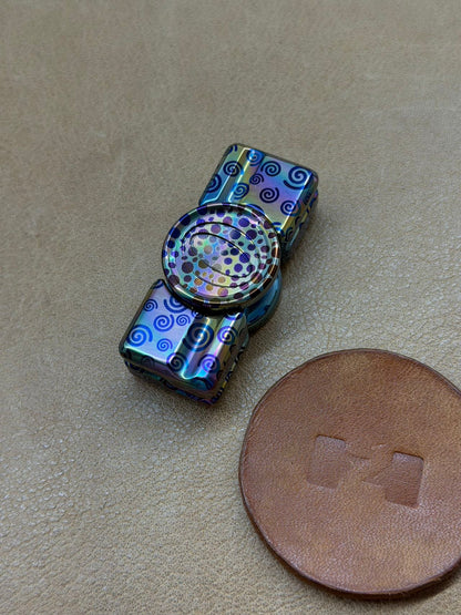 Two-Leaf Impact Titanium Color-Anodized